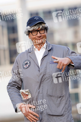 Dreharbeiten zu 'Hausmeister Robert Götz Matuschewski' in Berlin