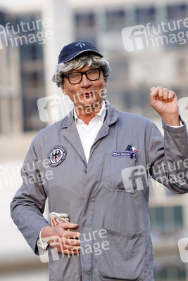 Dreharbeiten zu 'Hausmeister Robert Götz Matuschewski' in Berlin