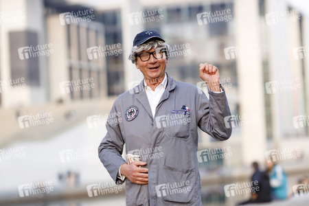 Dreharbeiten zu 'Hausmeister Robert Götz Matuschewski' in Berlin