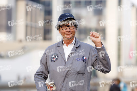 Dreharbeiten zu 'Hausmeister Robert Götz Matuschewski' in Berlin