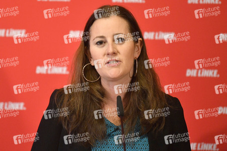 Pressekonferenz mit Janine Wissler in Berlin