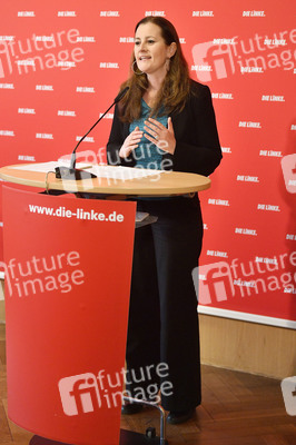 Pressekonferenz mit Janine Wissler in Berlin