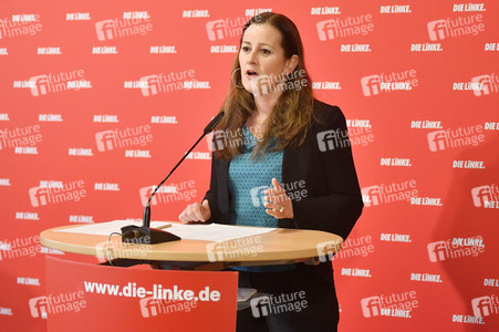 Pressekonferenz mit Janine Wissler in Berlin
