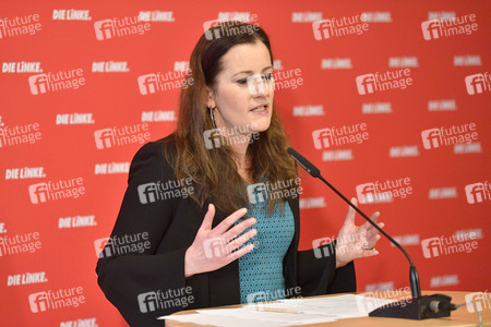 Pressekonferenz mit Janine Wissler in Berlin