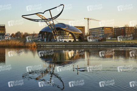 Sonnenaufgang am Expowal in Hannover