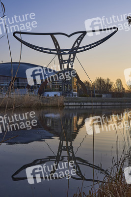 Sonnenaufgang am Expowal in Hannover