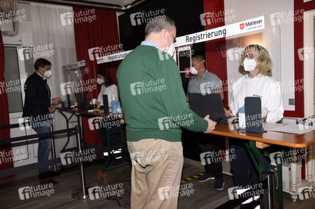 Eröffnung eines Schnelltestzentrums in Kirchheim