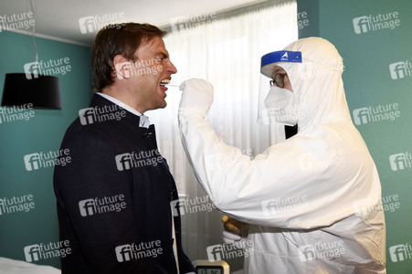 Eröffnung eines Schnelltestzentrums in Kirchheim