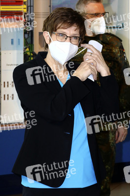 Pressetermin mit Annegret Kramp-Karrenbauer und Michael Kretschmer in Boxberg