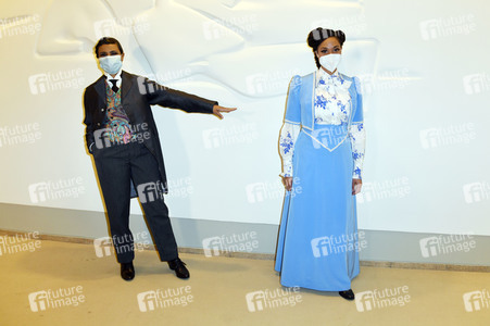 Fototermin mit dem Ensemble von 'Vorhang auf für Cyrano' in Berlin