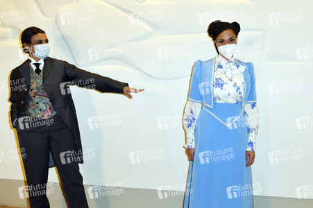 Fototermin mit dem Ensemble von 'Vorhang auf für Cyrano' in Berlin