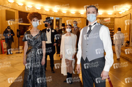 Fototermin mit dem Ensemble von 'Vorhang auf für Cyrano' in Berlin