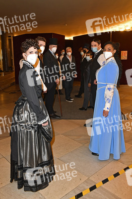 Fototermin mit dem Ensemble von 'Vorhang auf für Cyrano' in Berlin