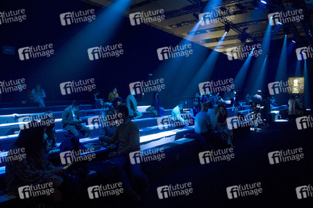 Isabel Sanchis Fashion Show auf der 73. Mercedes-Benz Fashion Week Madrid