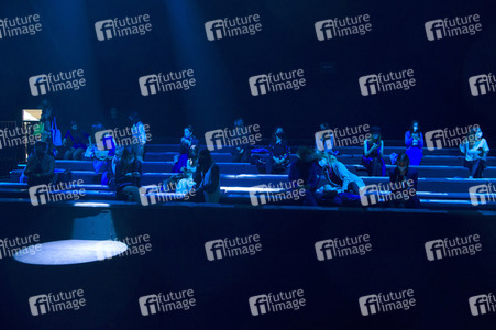 Isabel Sanchis Fashion Show auf der 73. Mercedes-Benz Fashion Week Madrid