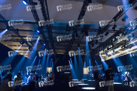 Isabel Sanchis Fashion Show auf der 73. Mercedes-Benz Fashion Week Madrid