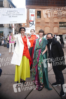 Öffentliche Fashion Show von 10 Designern in Madrid