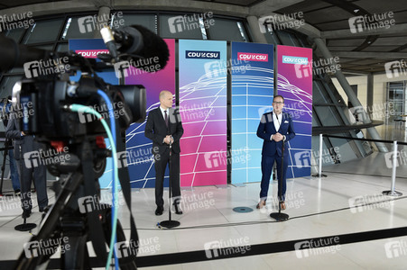 Pressestatement der CDU/CSU-Bundestagsfraktion in Berlin