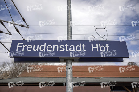 Der Hauptbahnhof in Freudenstadt