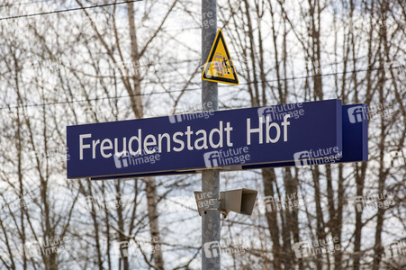 Der Hauptbahnhof in Freudenstadt