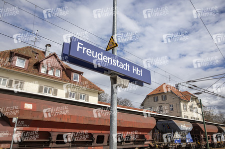 Der Hauptbahnhof in Freudenstadt