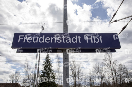 Der Hauptbahnhof in Freudenstadt