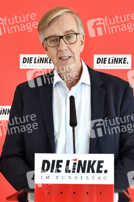 Pressestatement der Partei Die Linke in Berlin