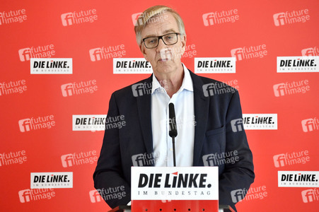 Pressestatement der Partei Die Linke in Berlin