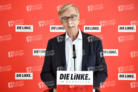 Pressestatement der Partei Die Linke in Berlin