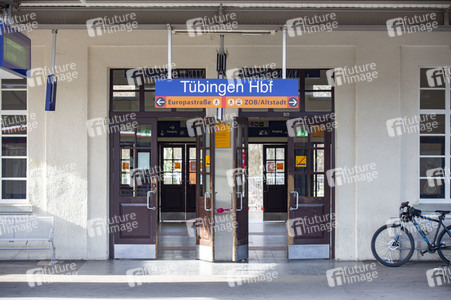 Der Hauptbahnhof in Tübingen