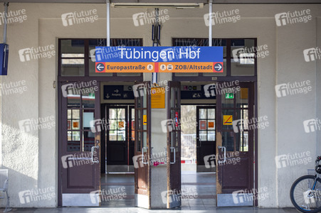 Der Hauptbahnhof in Tübingen