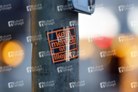 Symbolfoto kein mensch ist illegal