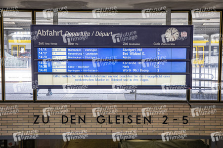 Der Hauptbahnhof in Pforzheim