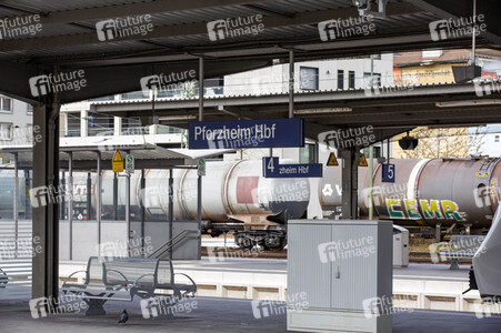 Der Hauptbahnhof in Pforzheim