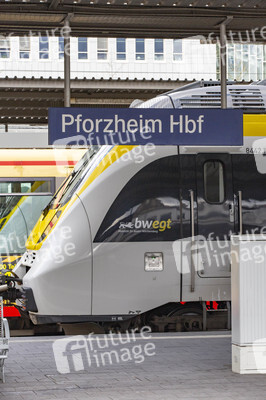 Der Hauptbahnhof in Pforzheim
