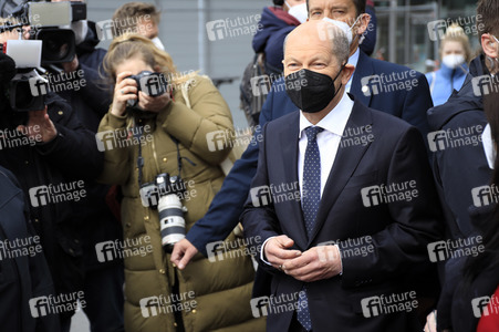 Olaf Scholz beim Besuch vom Vivantes-Klinikum in Berlin