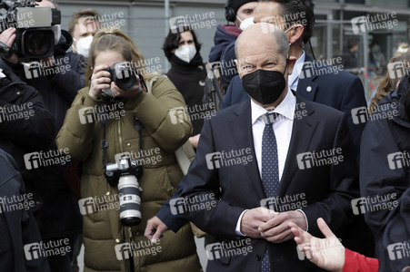 Olaf Scholz beim Besuch vom Vivantes-Klinikum in Berlin