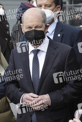 Olaf Scholz beim Besuch vom Vivantes-Klinikum in Berlin