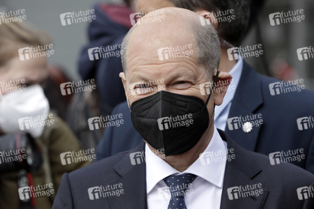 Olaf Scholz beim Besuch vom Vivantes-Klinikum in Berlin