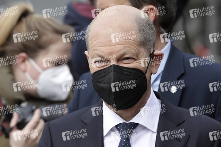 Olaf Scholz beim Besuch vom Vivantes-Klinikum in Berlin