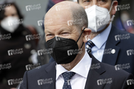 Olaf Scholz beim Besuch vom Vivantes-Klinikum in Berlin