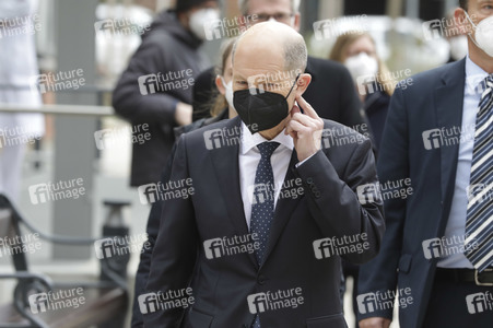 Olaf Scholz beim Besuch vom Vivantes-Klinikum in Berlin