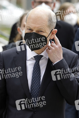 Olaf Scholz beim Besuch vom Vivantes-Klinikum in Berlin