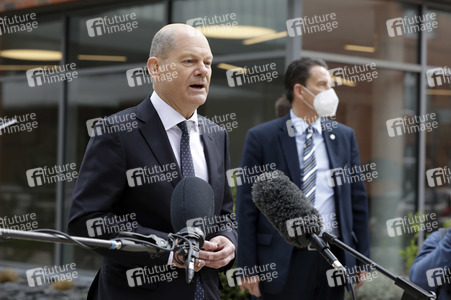 Olaf Scholz beim Besuch vom Vivantes-Klinikum in Berlin