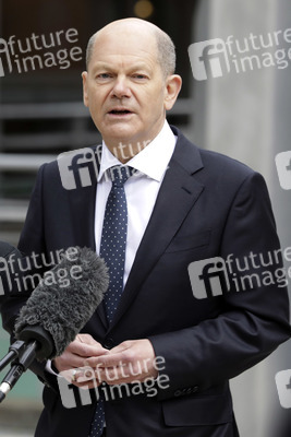 Olaf Scholz beim Besuch vom Vivantes-Klinikum in Berlin