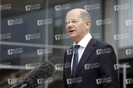 Olaf Scholz beim Besuch vom Vivantes-Klinikum in Berlin