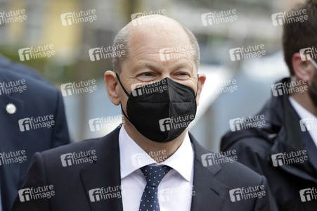 Olaf Scholz beim Besuch vom Vivantes-Klinikum in Berlin