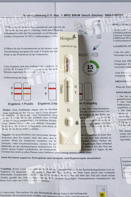 Symbolfoto Coronavirus 2019-nCoV Antigentest