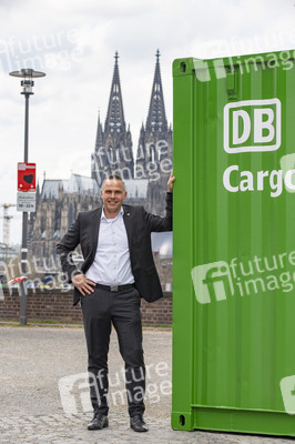 Grüner DB Container in Köln