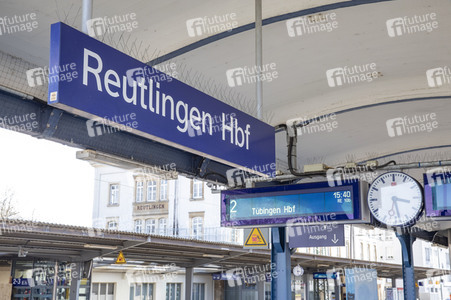 Der Hauptbahnhof in Reutlingen